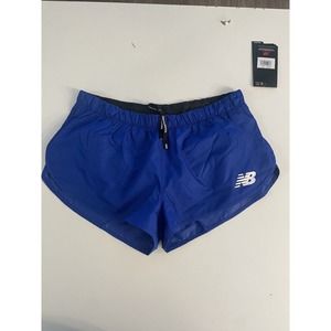 New Balance Running Shorts Womens Small Blue Athletic Split NB